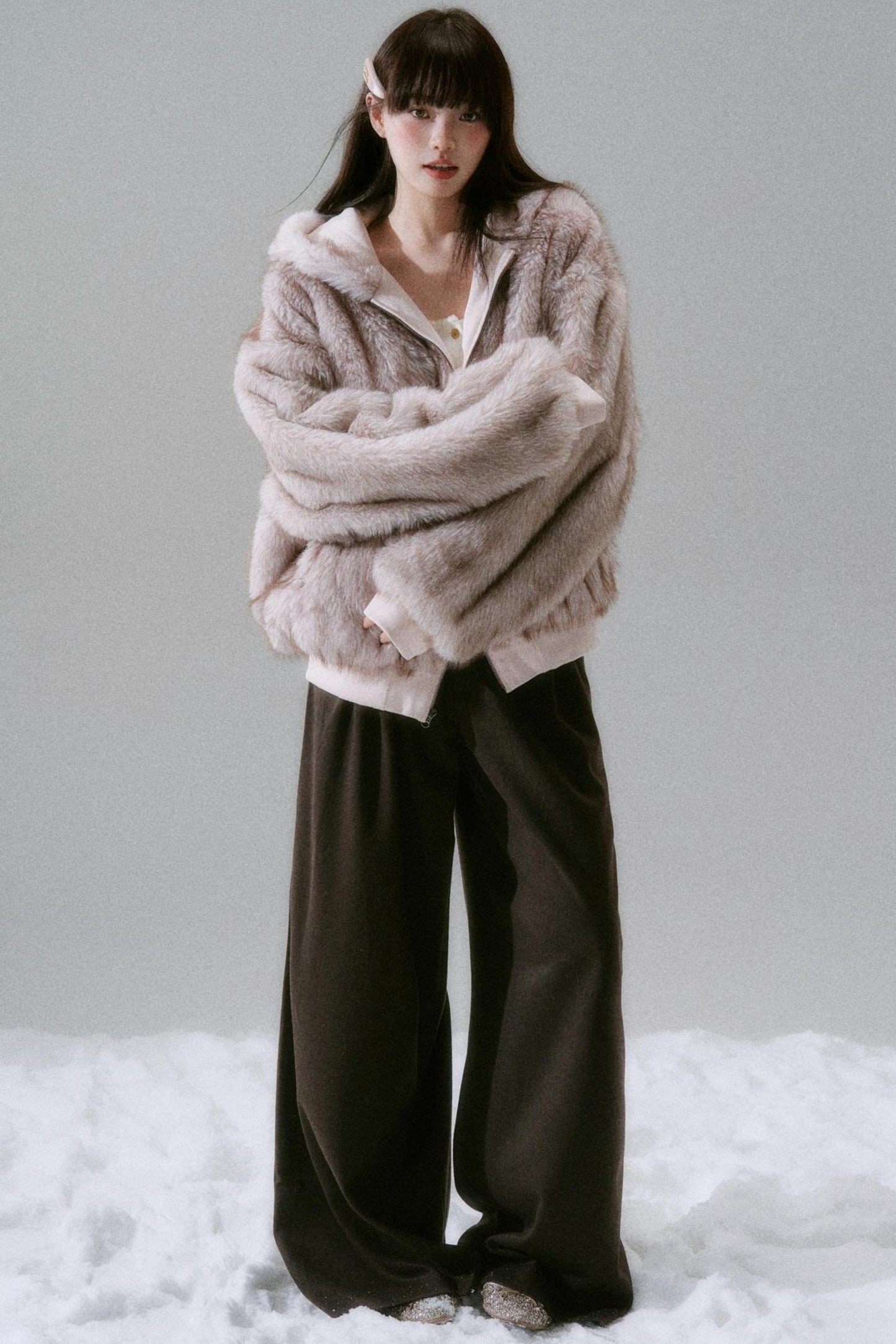 Casual Plush Reversible Jacket