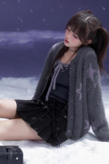 Dark Star Pleated Skirt