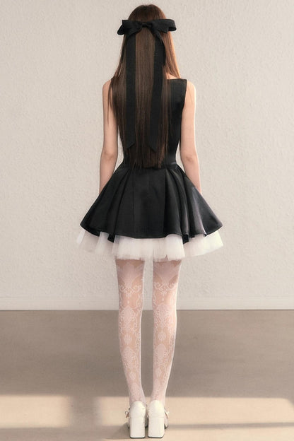 Blue Stars Beaded Dress