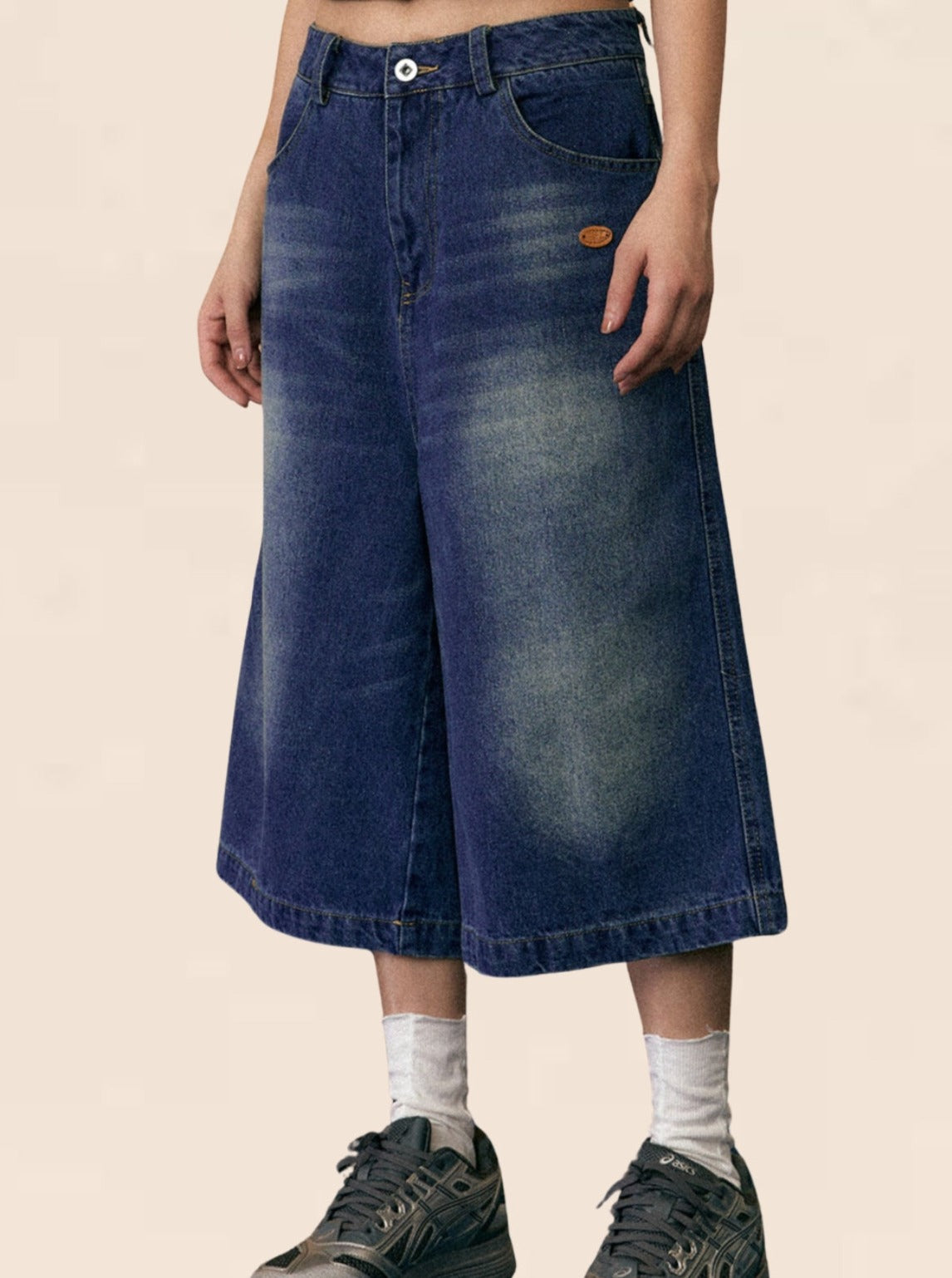 Denim Medium Pants