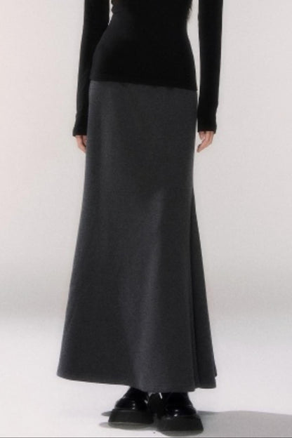 Winter Wool A-Line Skirt