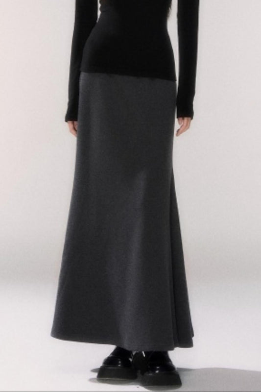 Winter Wool A-Line Skirt