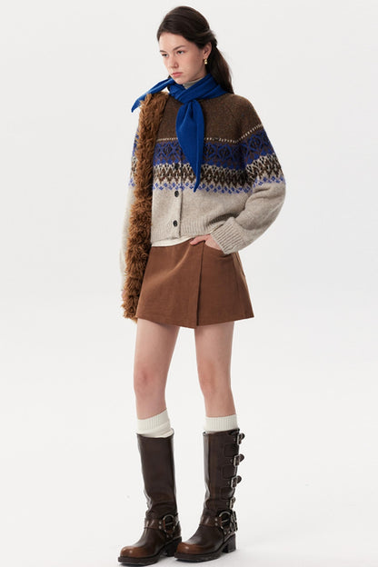 Fair Isle Knitted Jacket