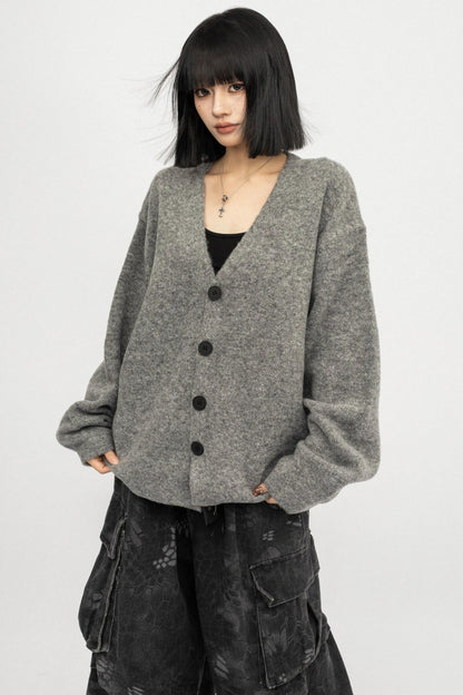American Coffee Knitted Cardigan