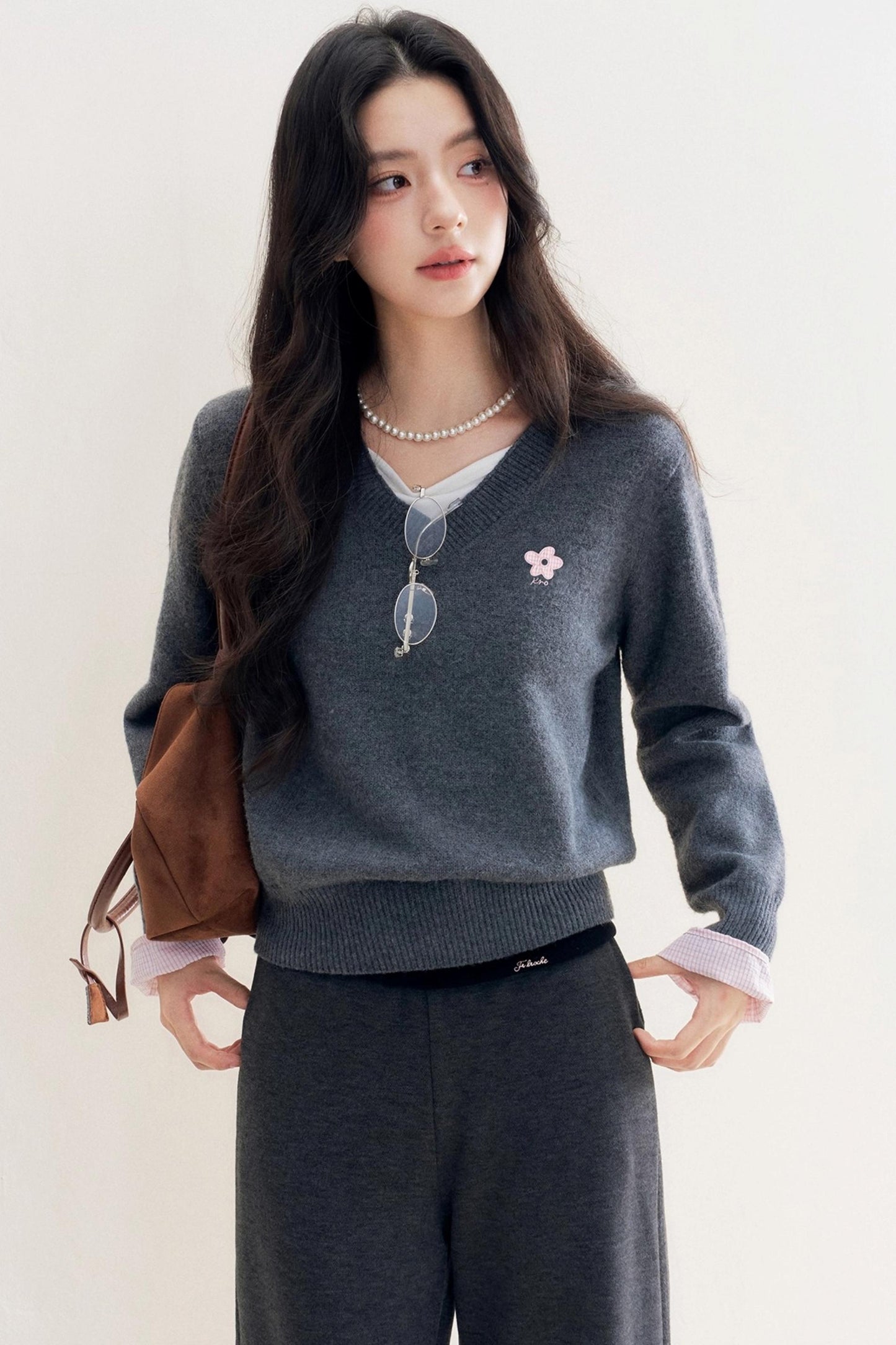 Blokette Loose Knit Trousers