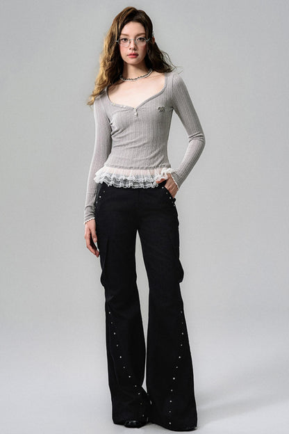 Midnight Micro Drill Pants