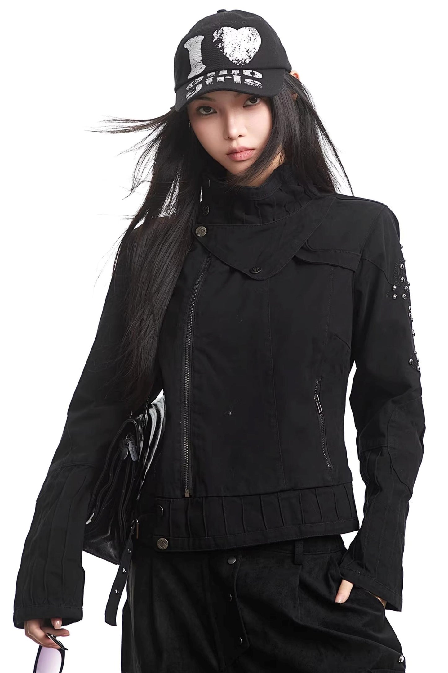 Army Green Rivet Jacket