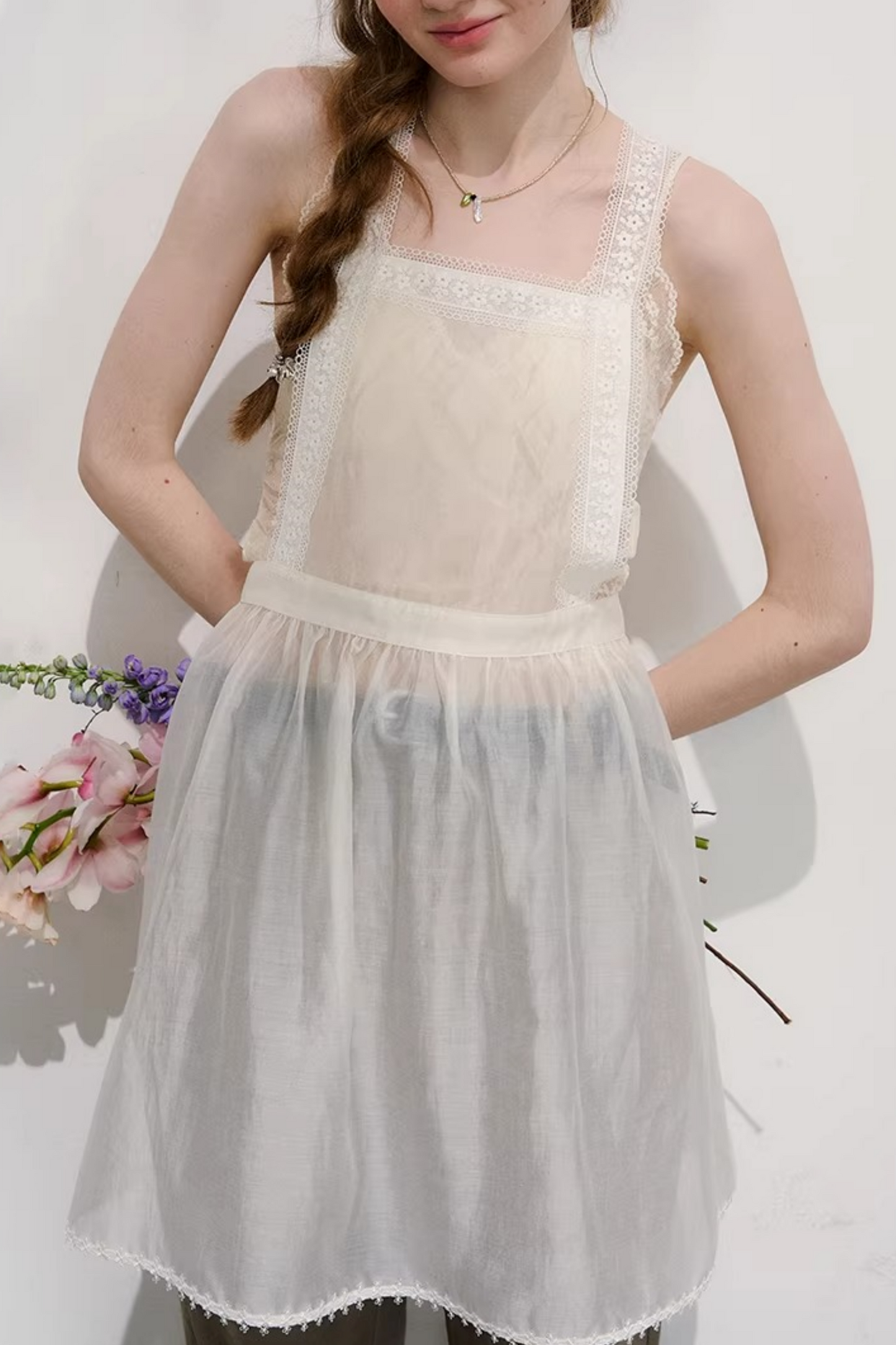 Lace Mist Garden Skirt