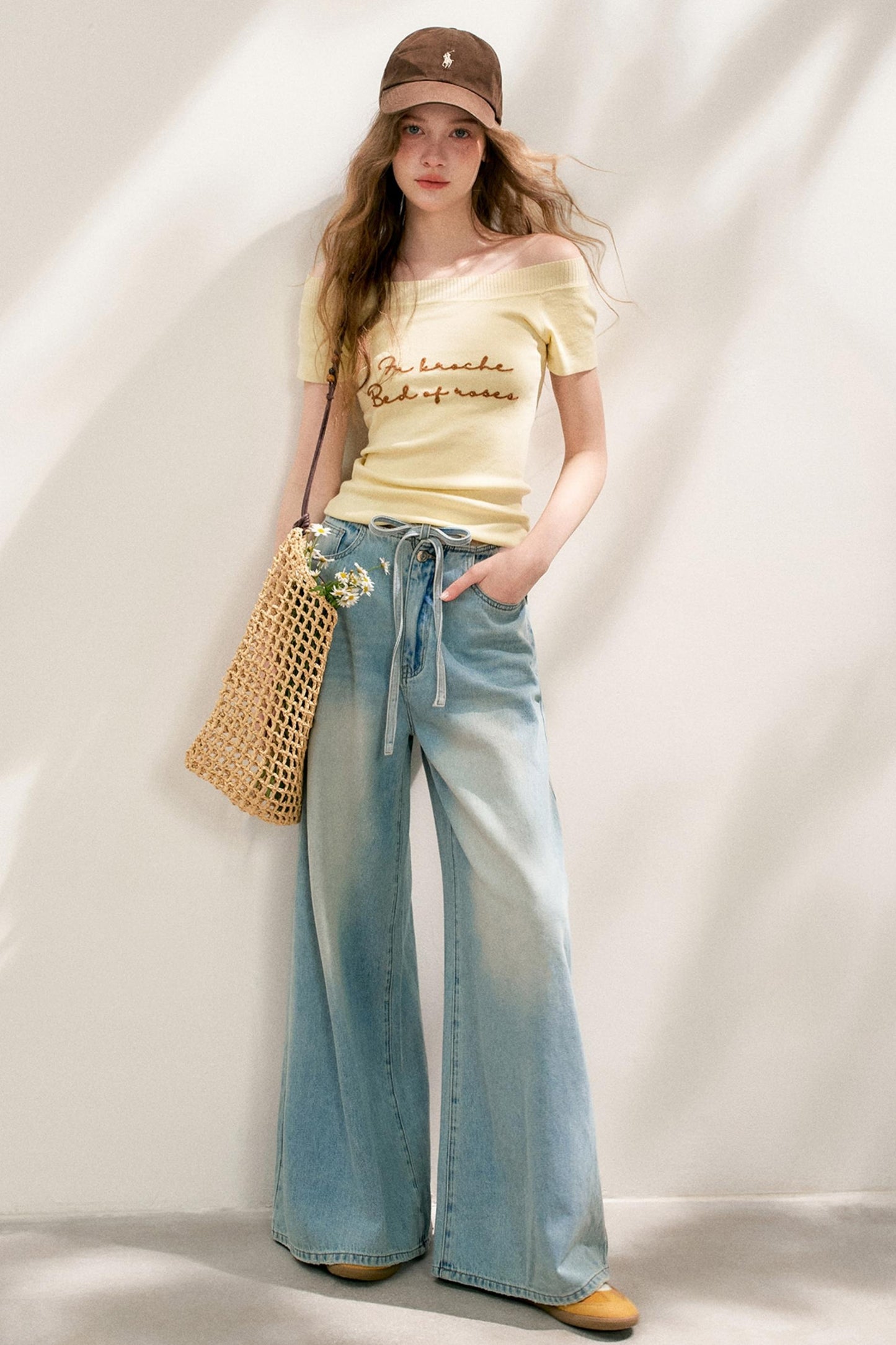 Embroidered Knit Tee