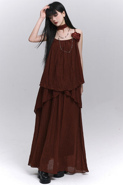 Chic Pink Skirt Top Set-Up