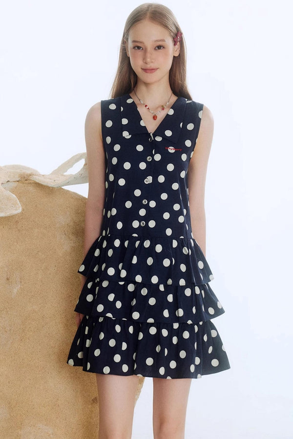 Summer Embroidered Plaid Dress