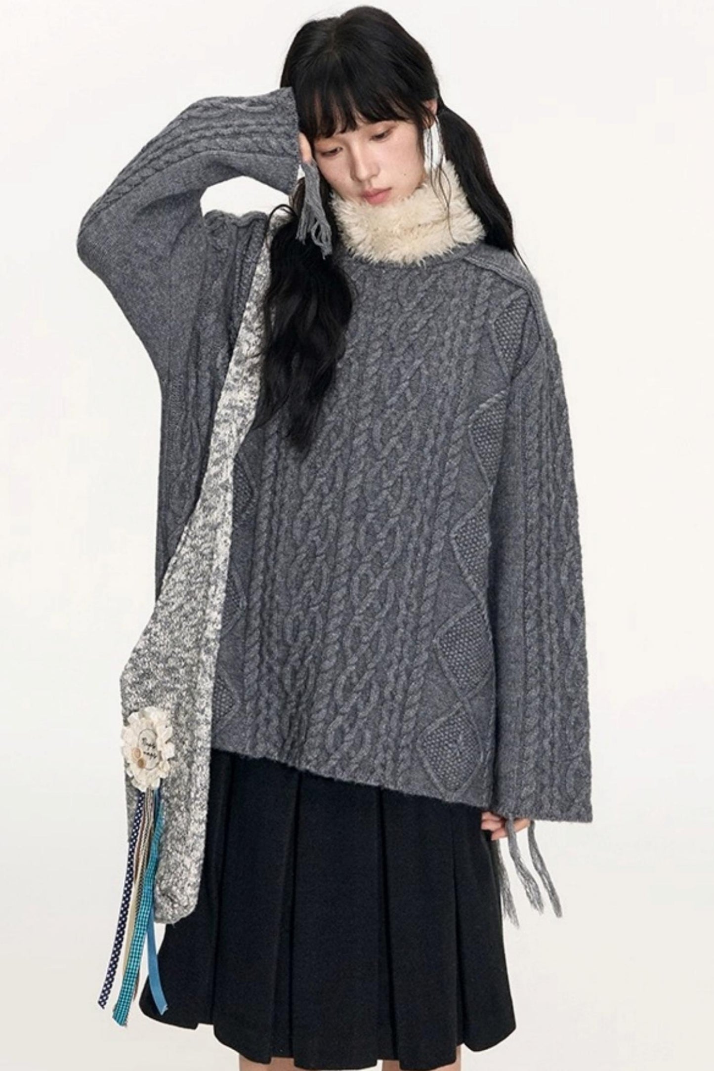 Nap Woolen A-Line Skirts