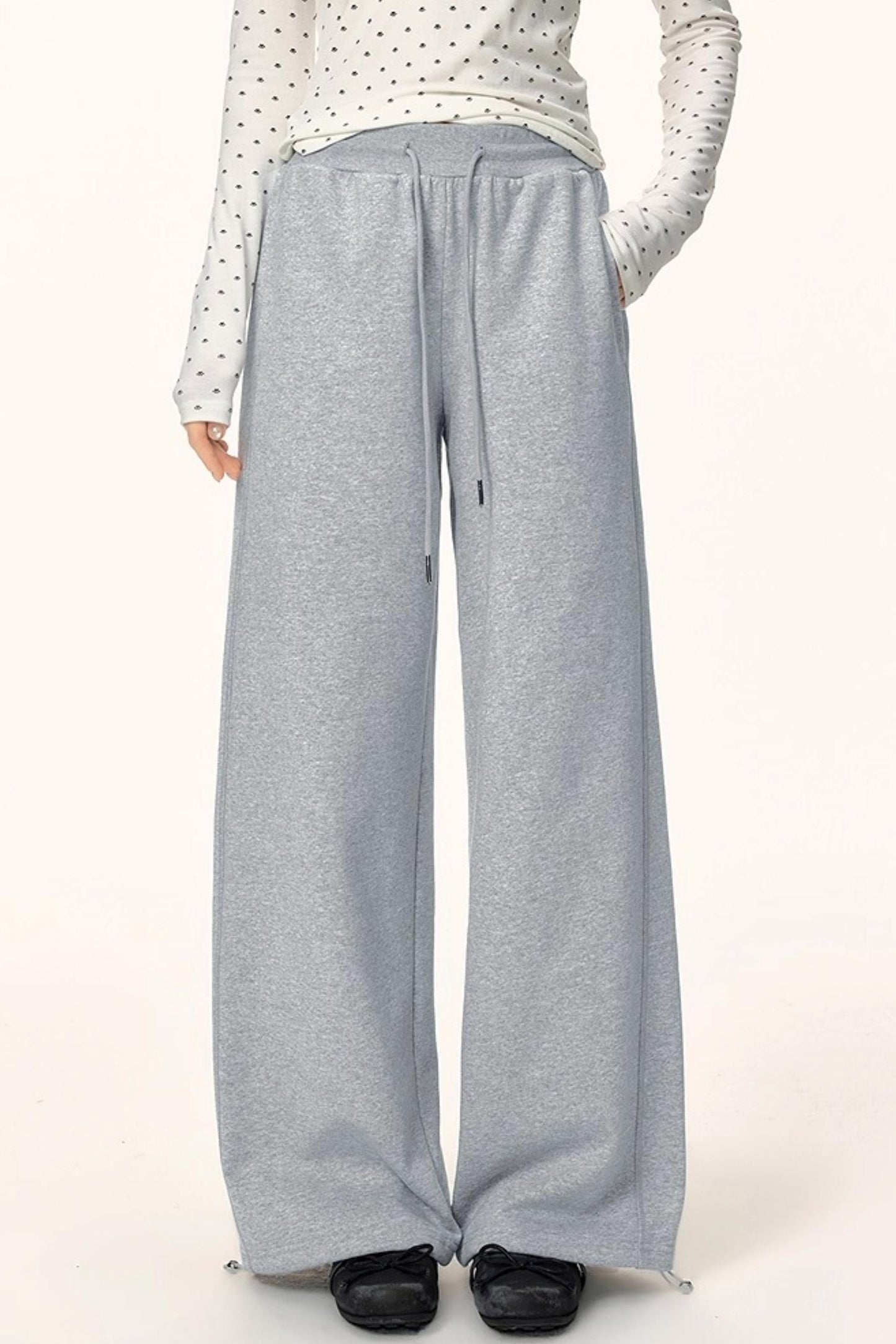 Visible Seam Drawstring Pants