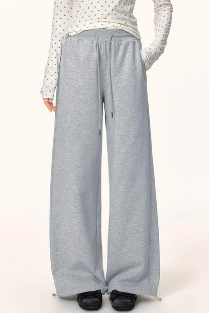 Visible Seam Drawstring Pants