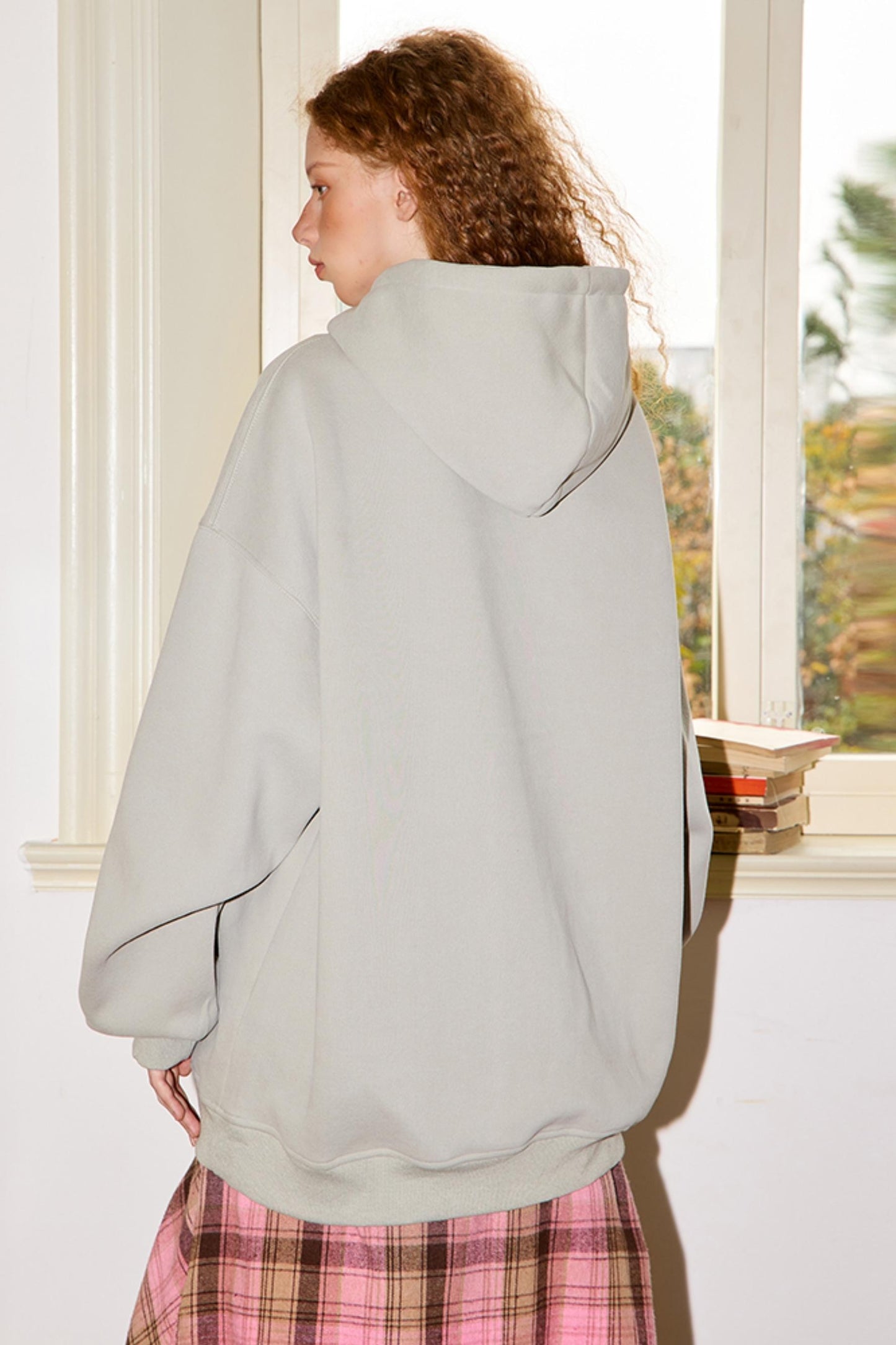 Vintage Floral Embroidered Hoodie