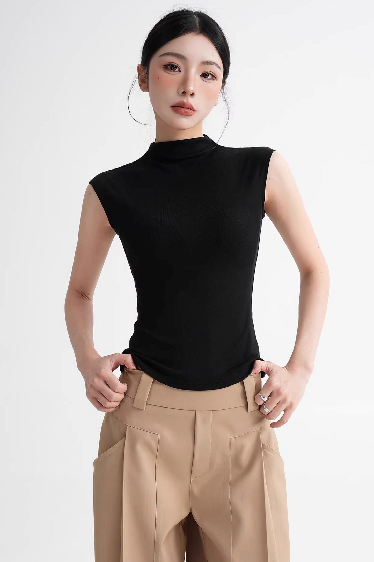 Mulberry Silk Sleeveless Top