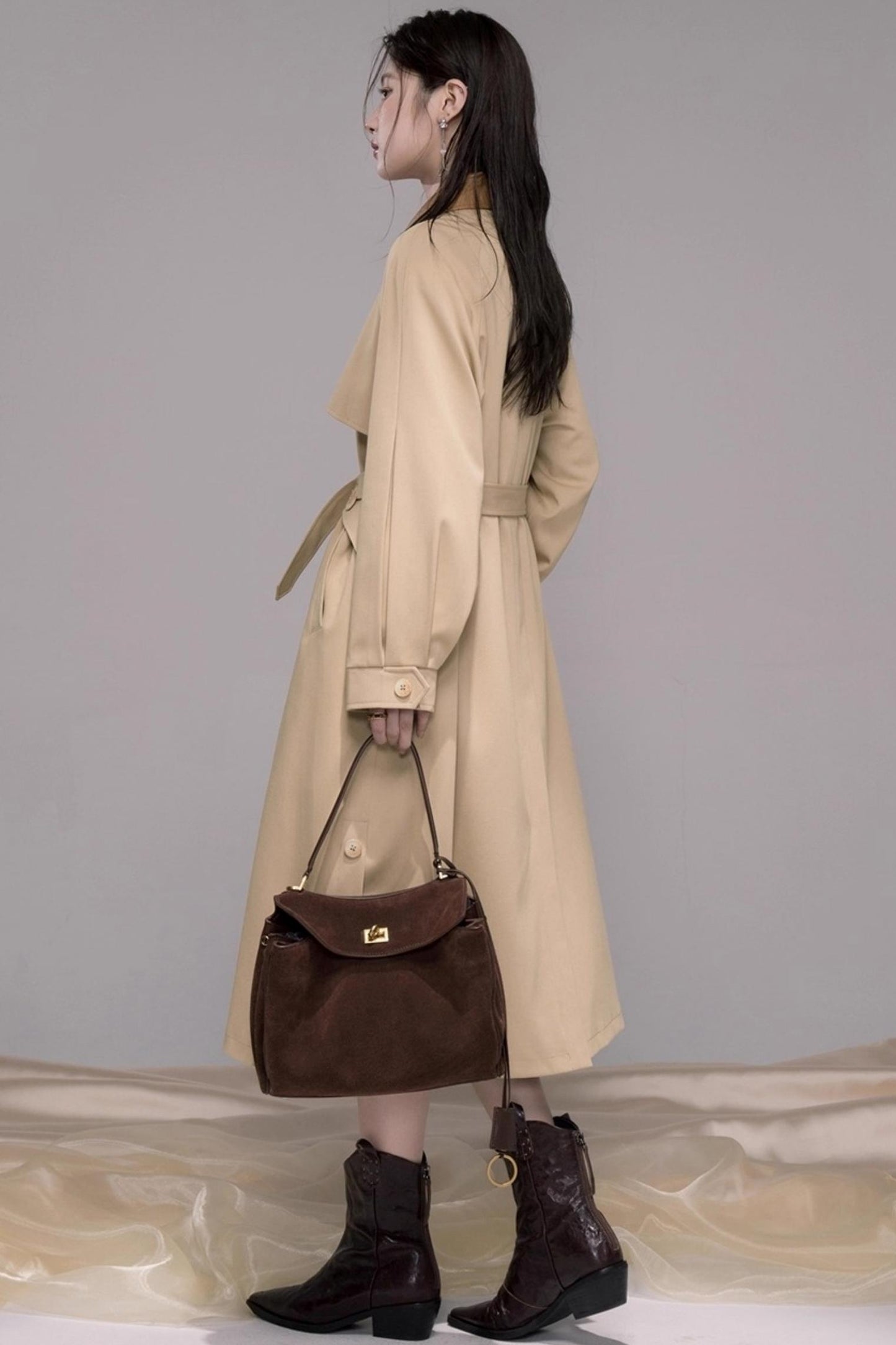 Nuansha Custom Wool Trench Coat