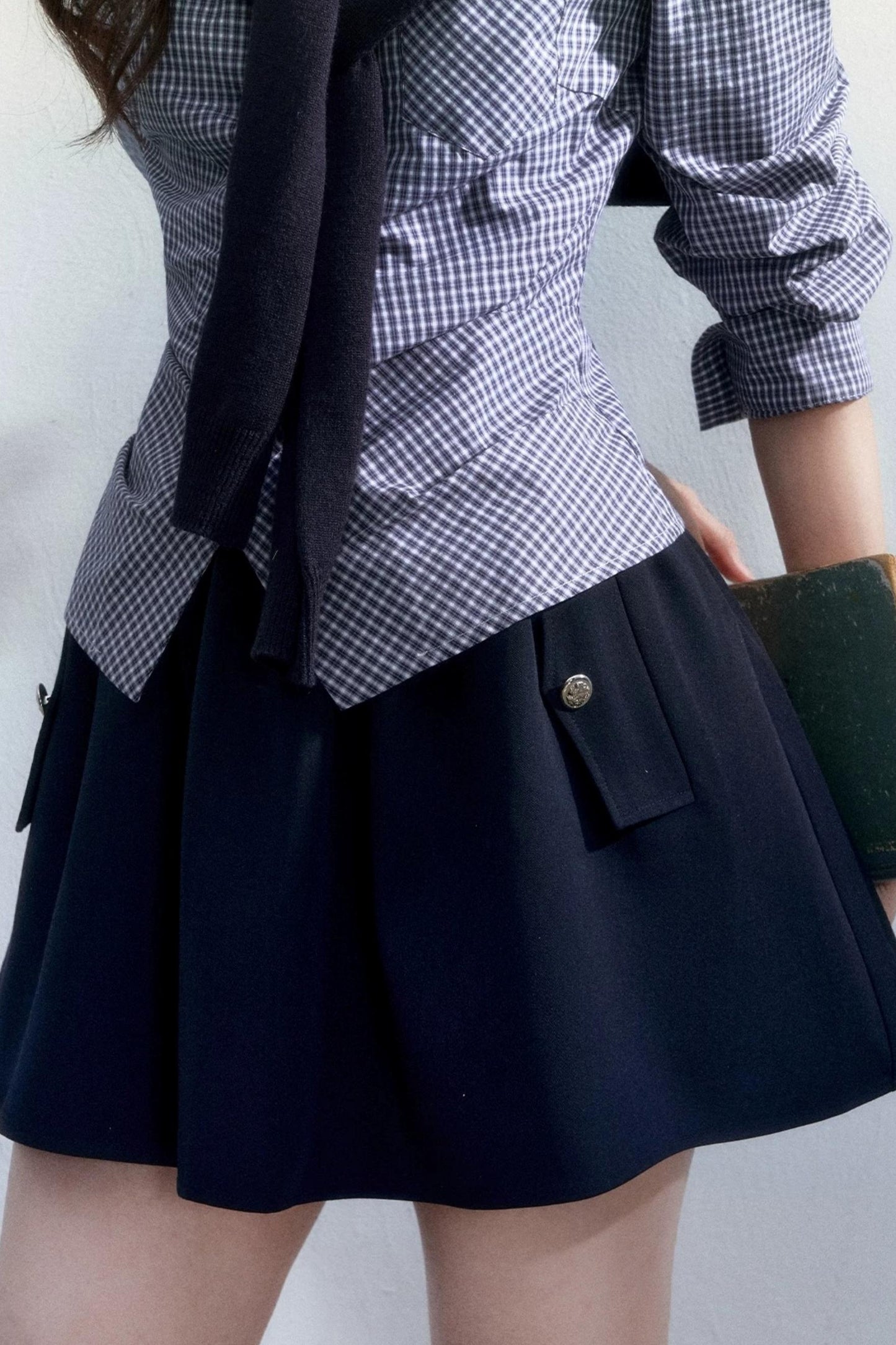 Sweet and Cool High-Waisted A-Line Skirt