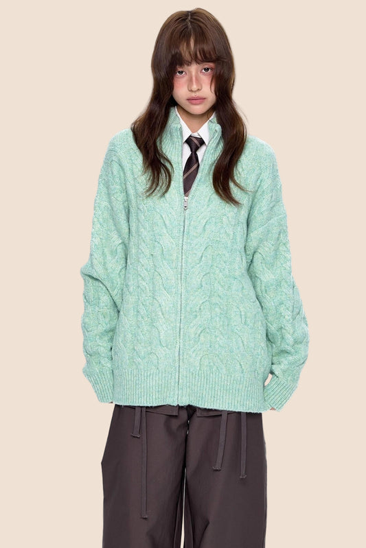 Twisted Knit Cardigan