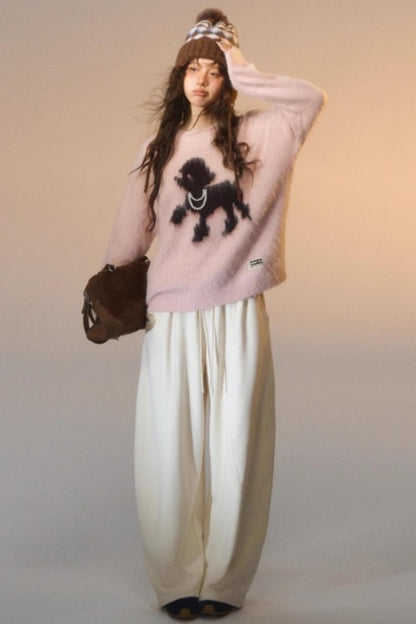 Tsundere Puppy Crewneck Sweater