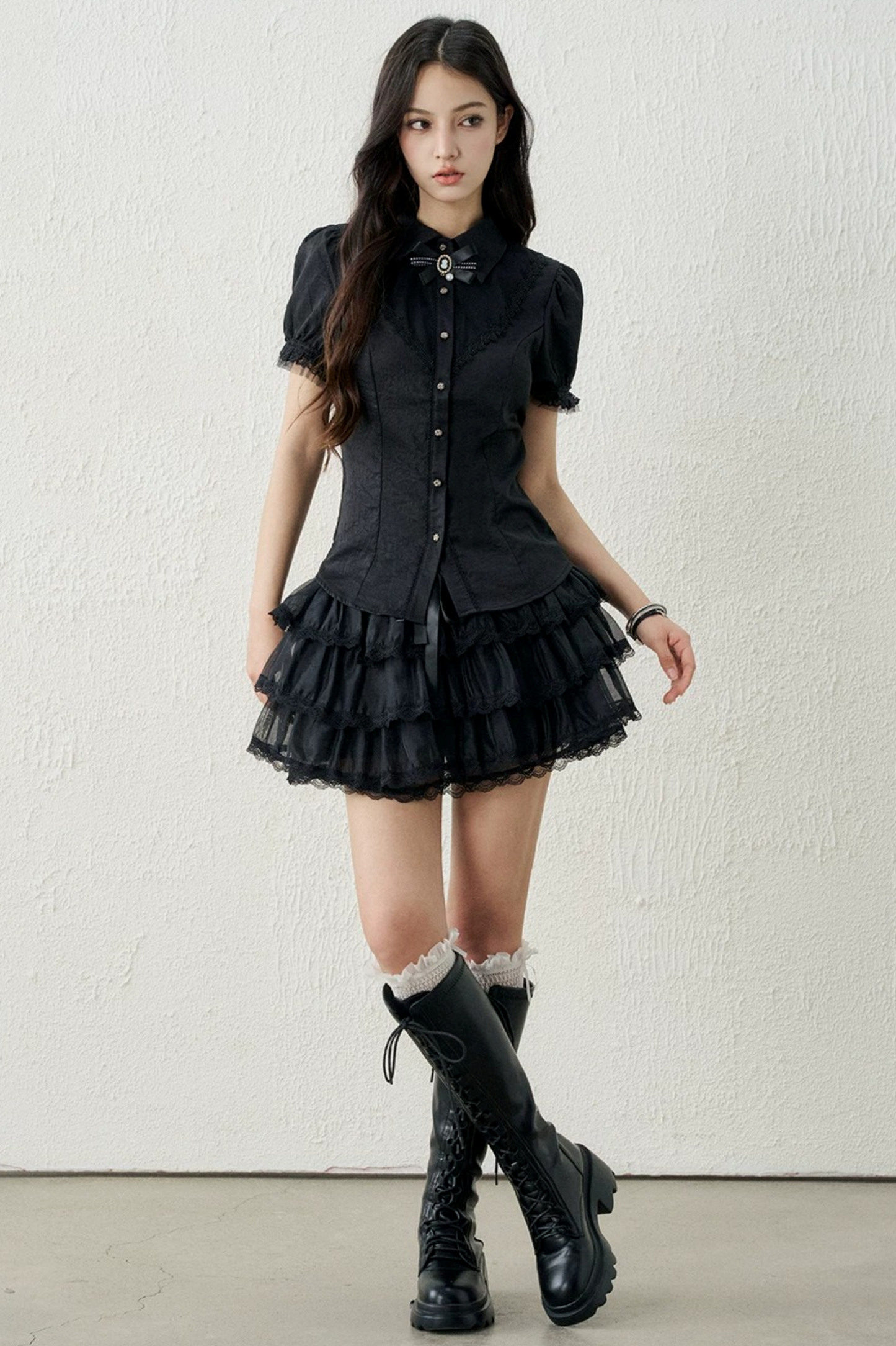 Ghost Girl Puff Sleeve Top