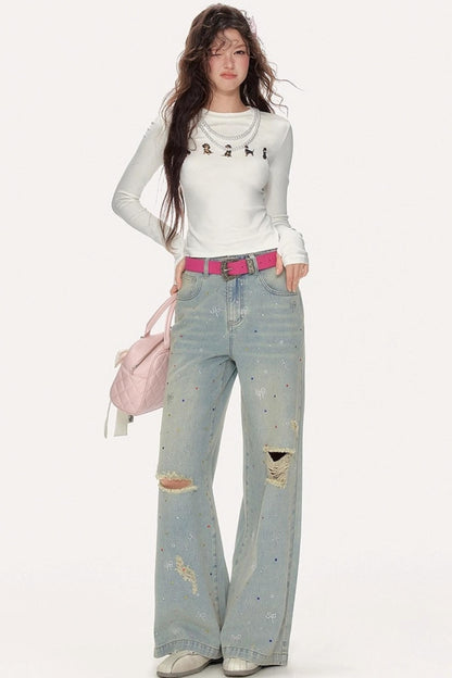 Vintage Diamond Jeans