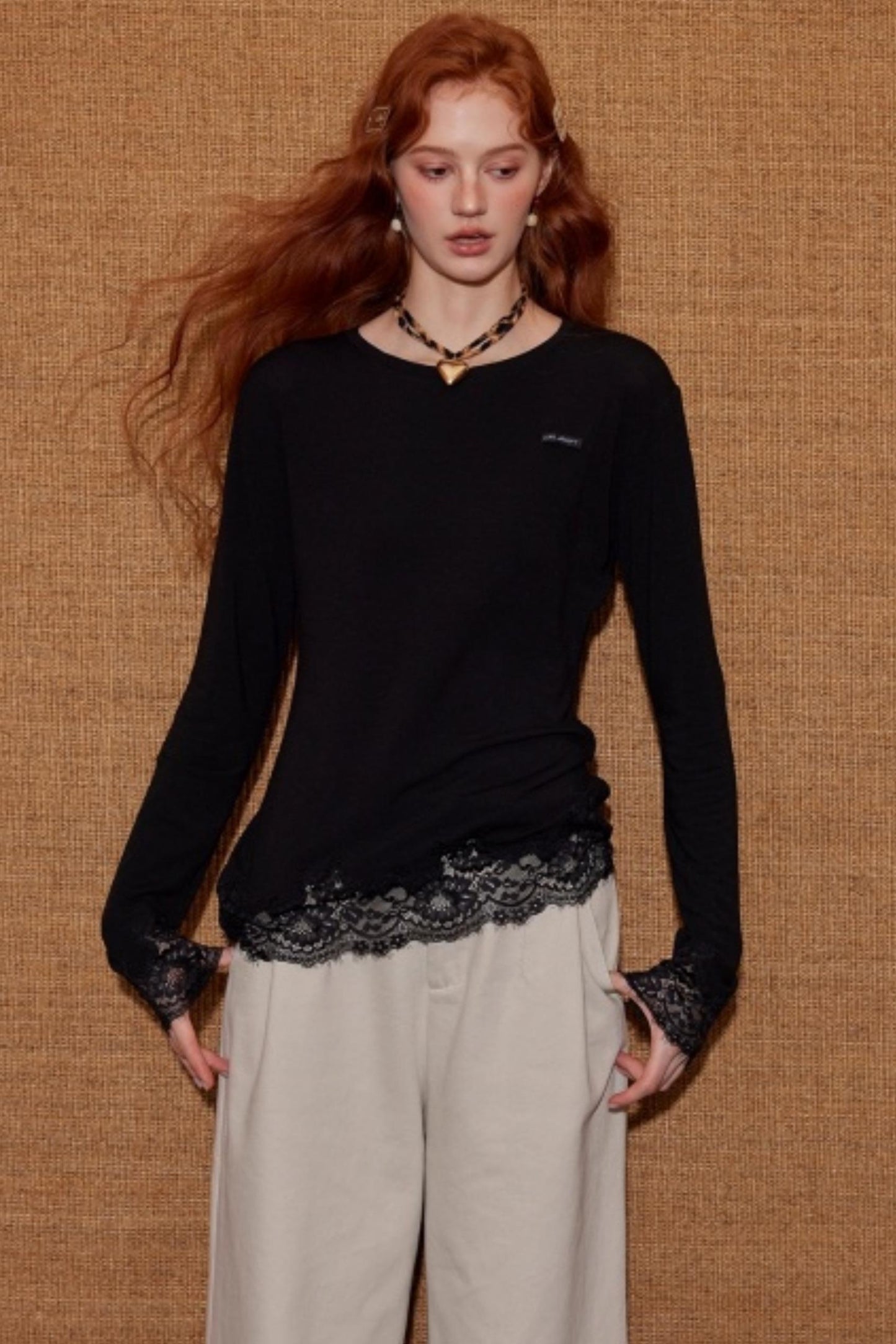 Lace Patchwork T-shirt