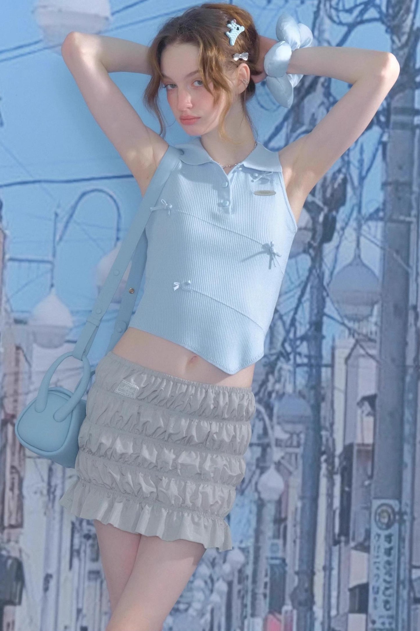 Chic Asymmetrical Polo Tank