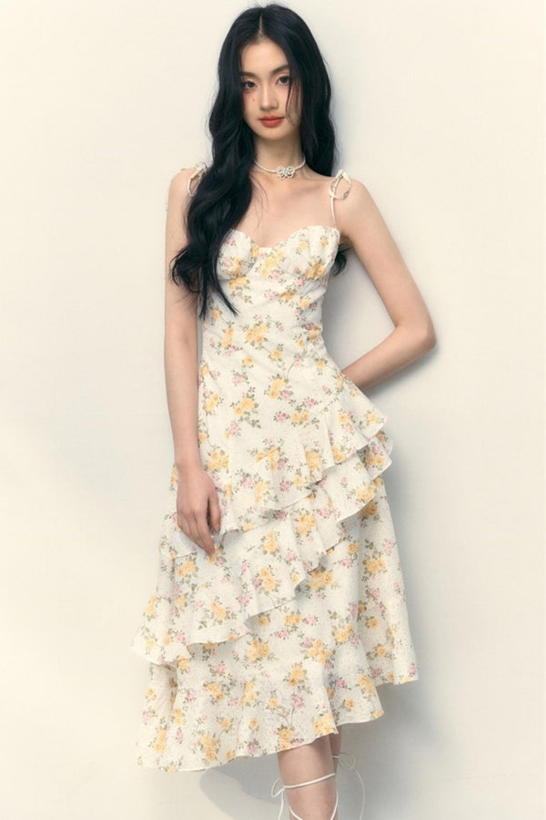 Yellow Rose Cami Dress