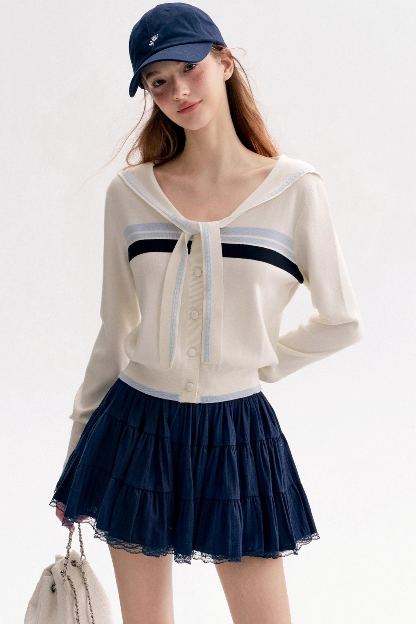 Ballet Lace Puffy A-Line Short Skirt