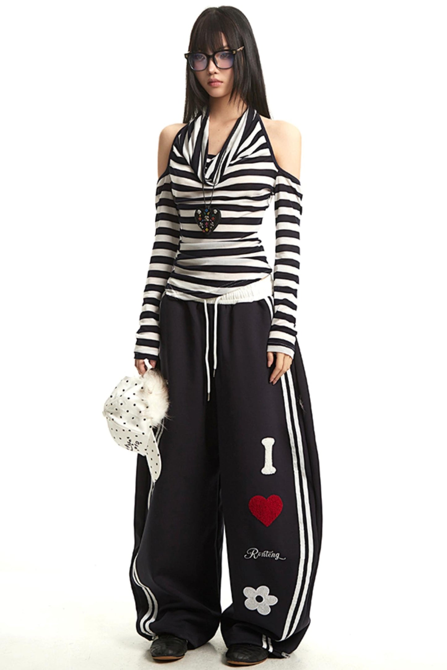 Vintage Halterneck Long Sleeve T-Shirt