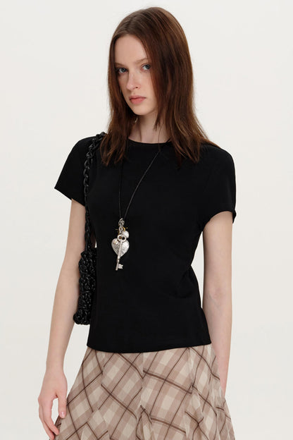 Fano Slim Ribbed Tee