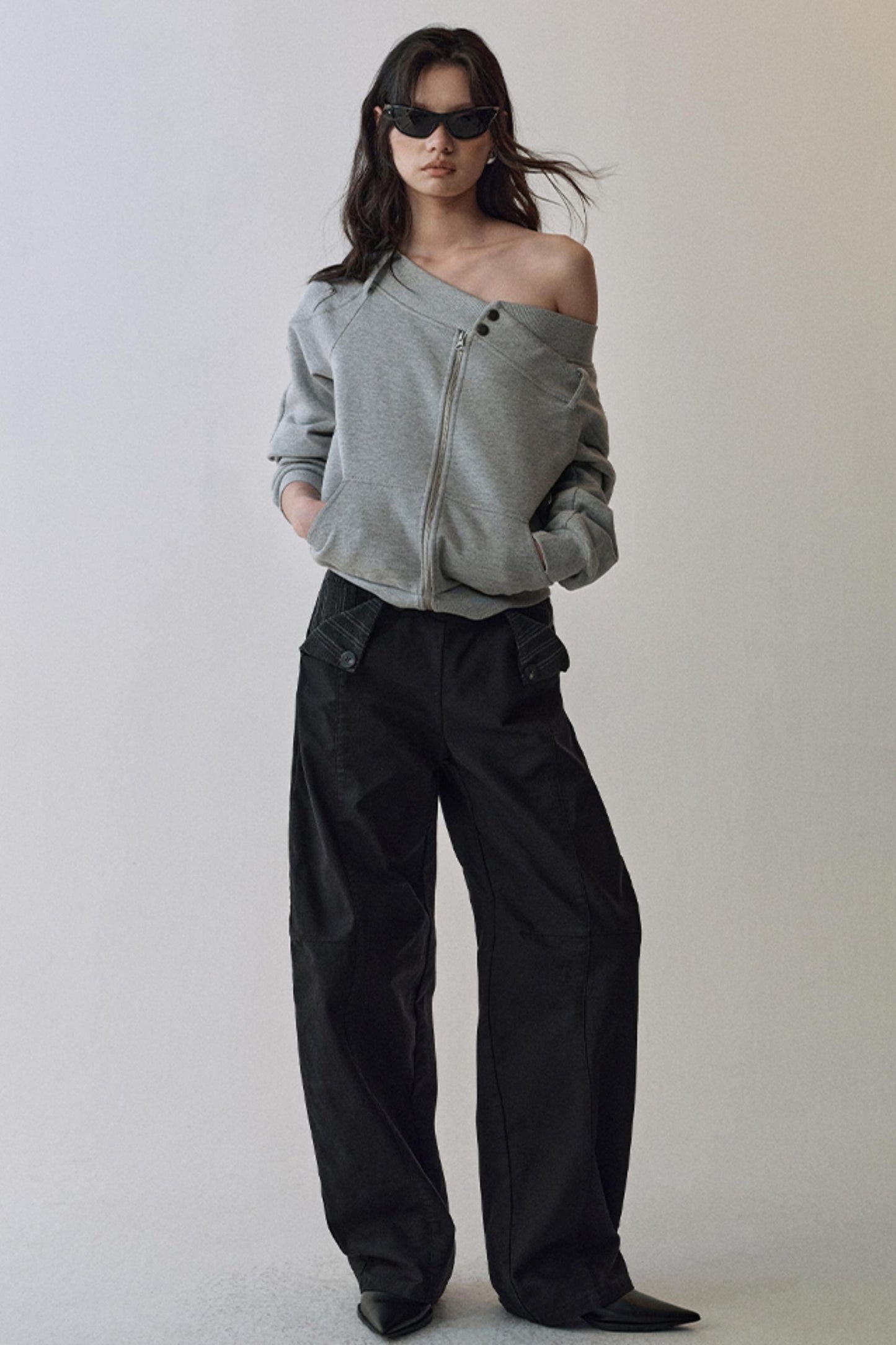 Yuan Boundary Double Waist Pants