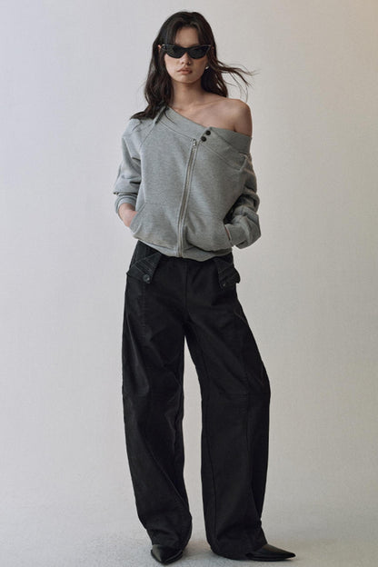 Yuan Boundary Double Waist Pants