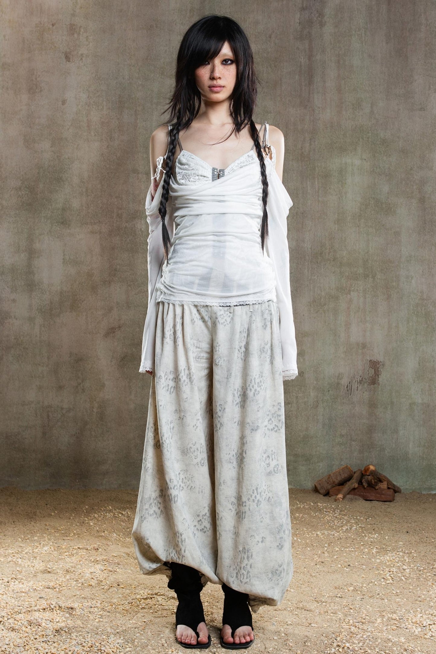 Retro Fishbone Pants