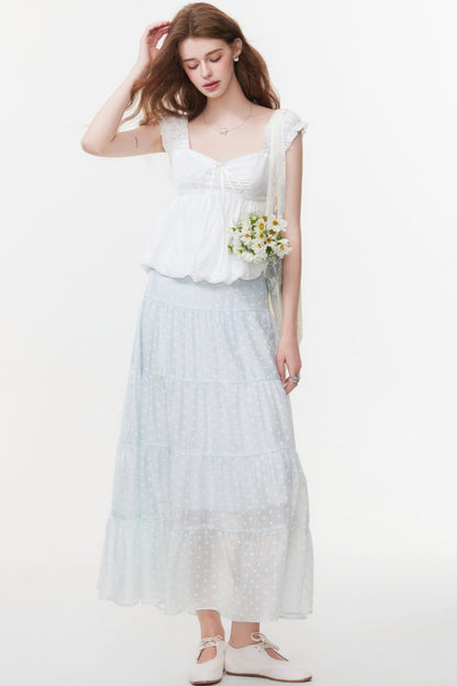 Skeleton V-Neck Ensemble Pants Set-Up