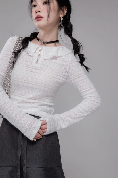 Lotus Leaf Collar Base Layer Top