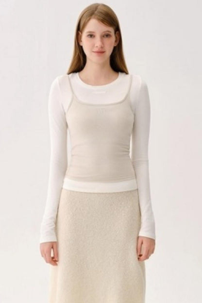 Retro Wool Blended Cardigan Set-Up