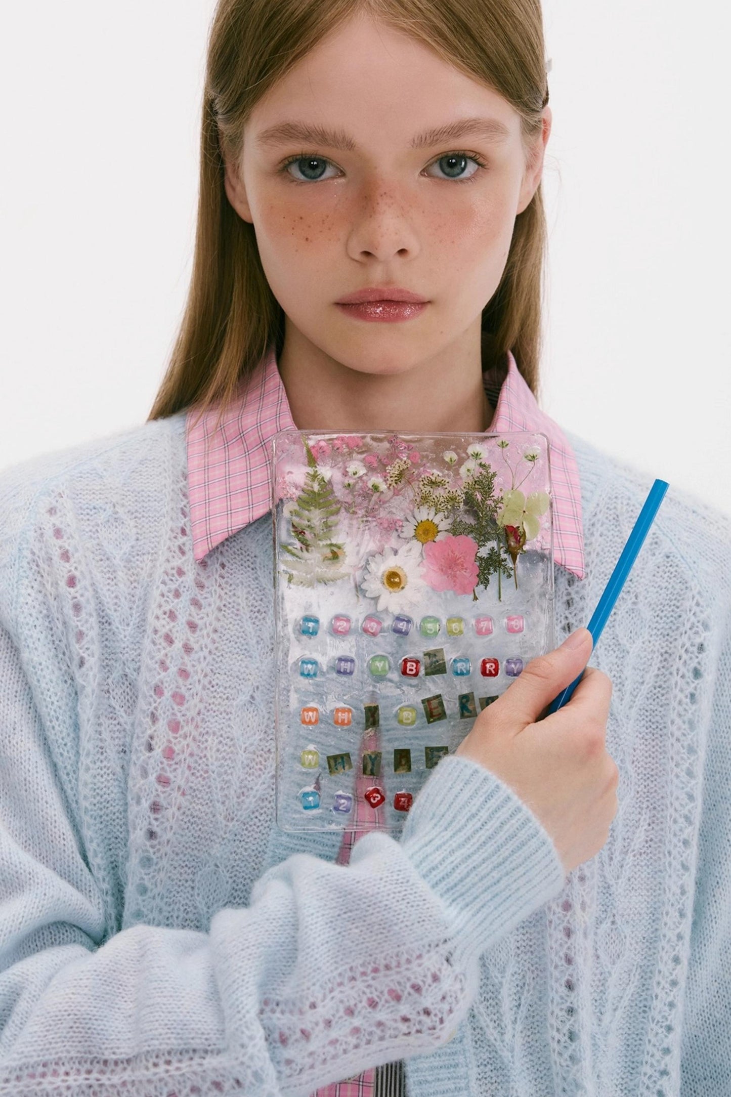 Cloud-Like Small Flower Cardigan