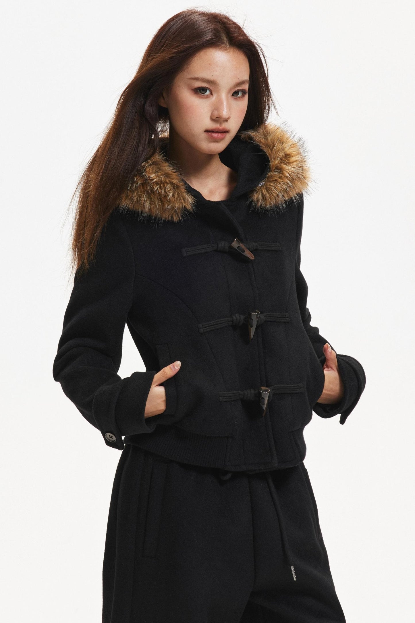 Retro Woolen Jacket & Pants Set-Up