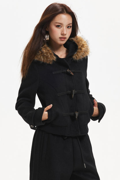 Retro Woolen Jacket & Pants Set-Up