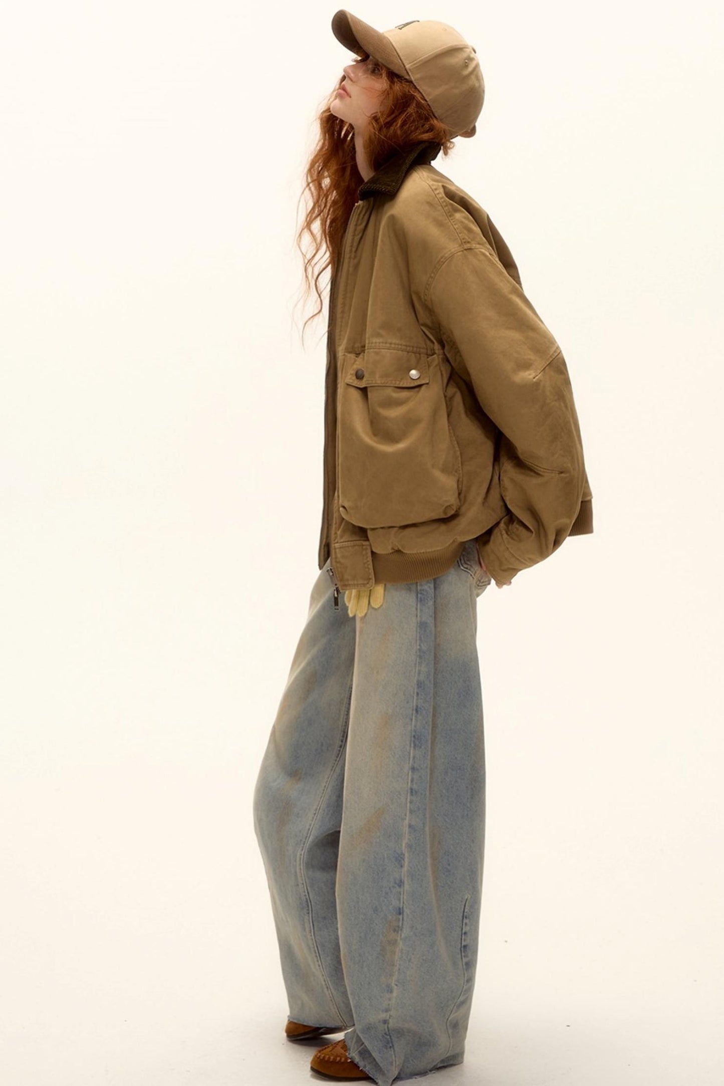 Corduroy Patchwork Retro Jacket Set-Up