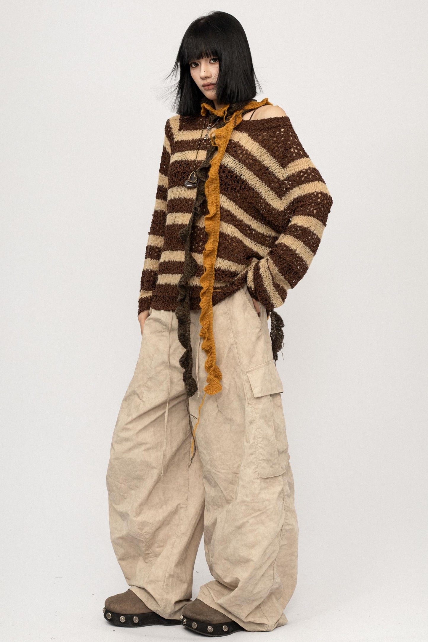 American Striped Knit Top