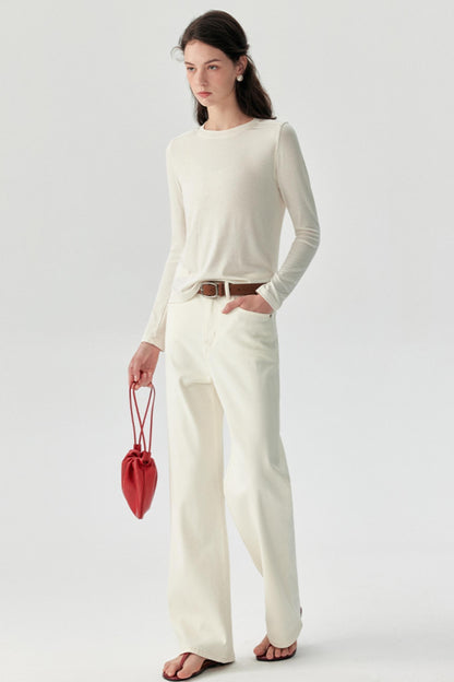 Ultra-thin Long-Sleeved Wool Base Jacket