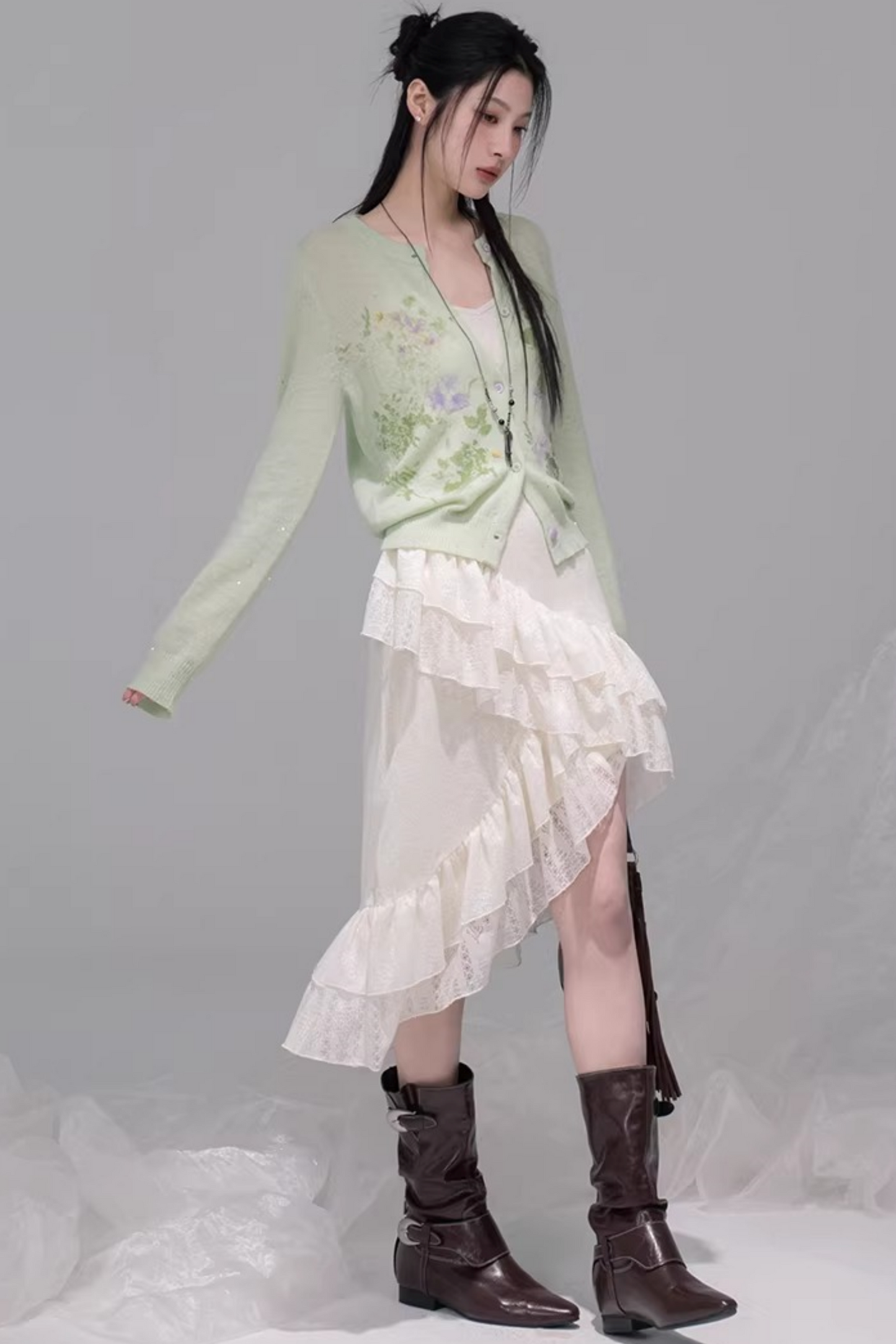 Tipsy Crush Ruffled Matching Dress Set