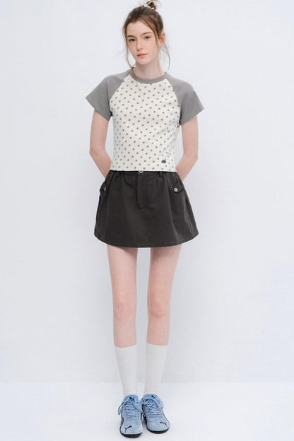 Retro Star Raglan Top