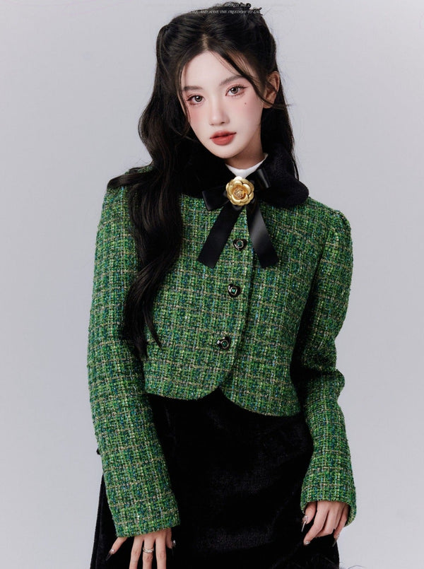 Buckle Green Fragrance Jacket