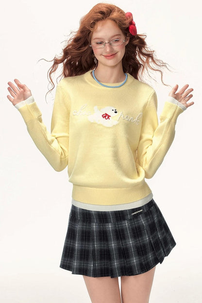 Winter Sweet Knit Sweater Girl