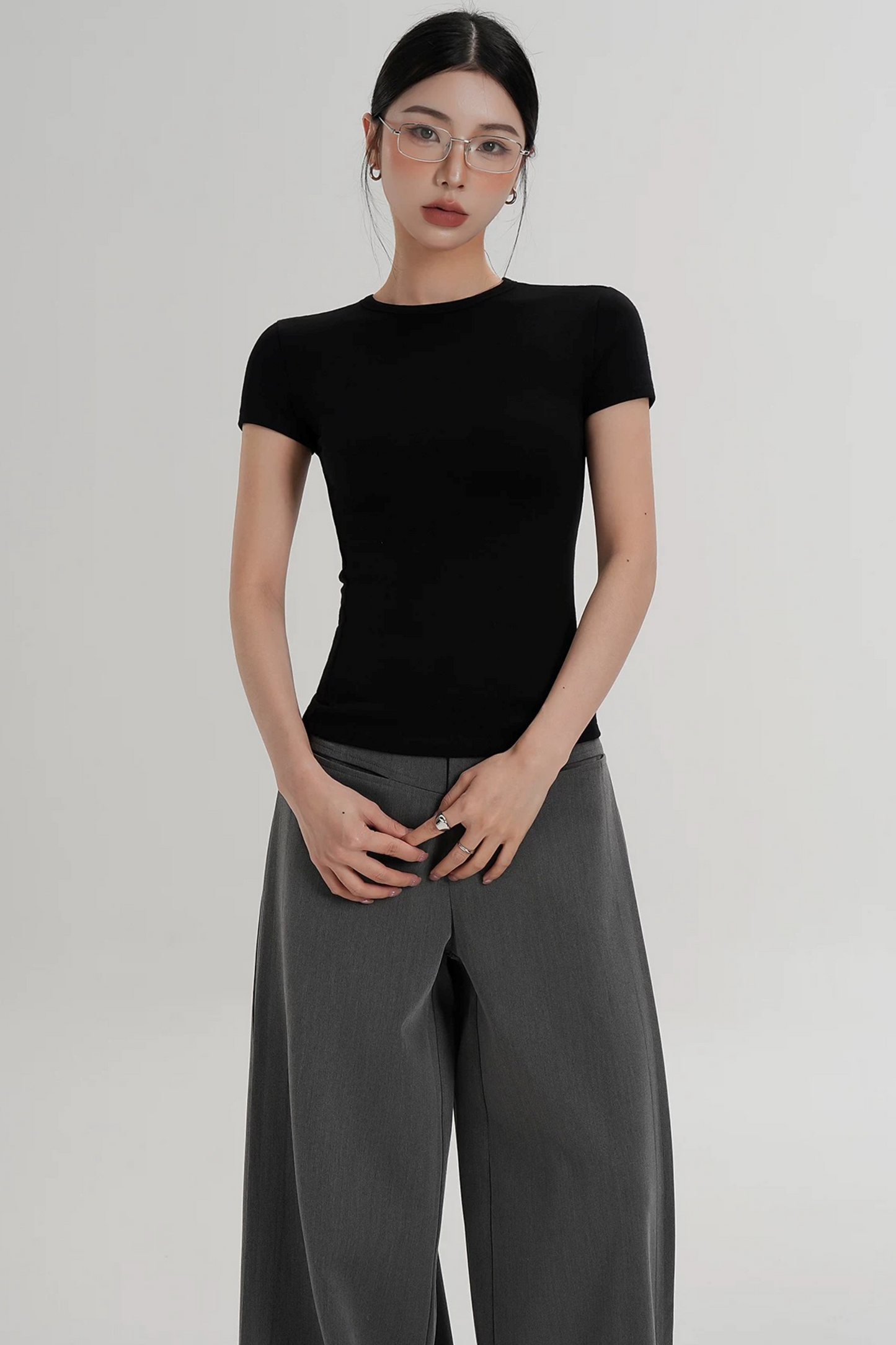 Elegant Wool Waist-Slimming Top
