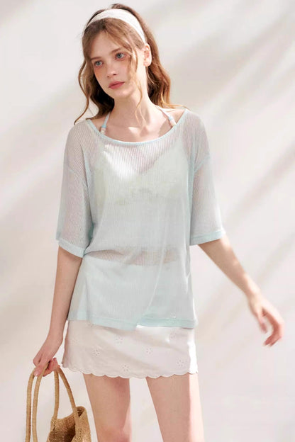 Summer Lace Swing Top